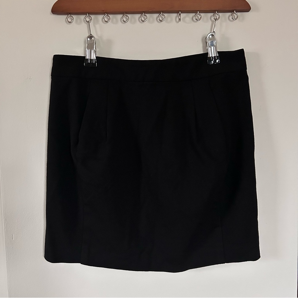 Fossil Black A-Line Mini Skirt Y2K
